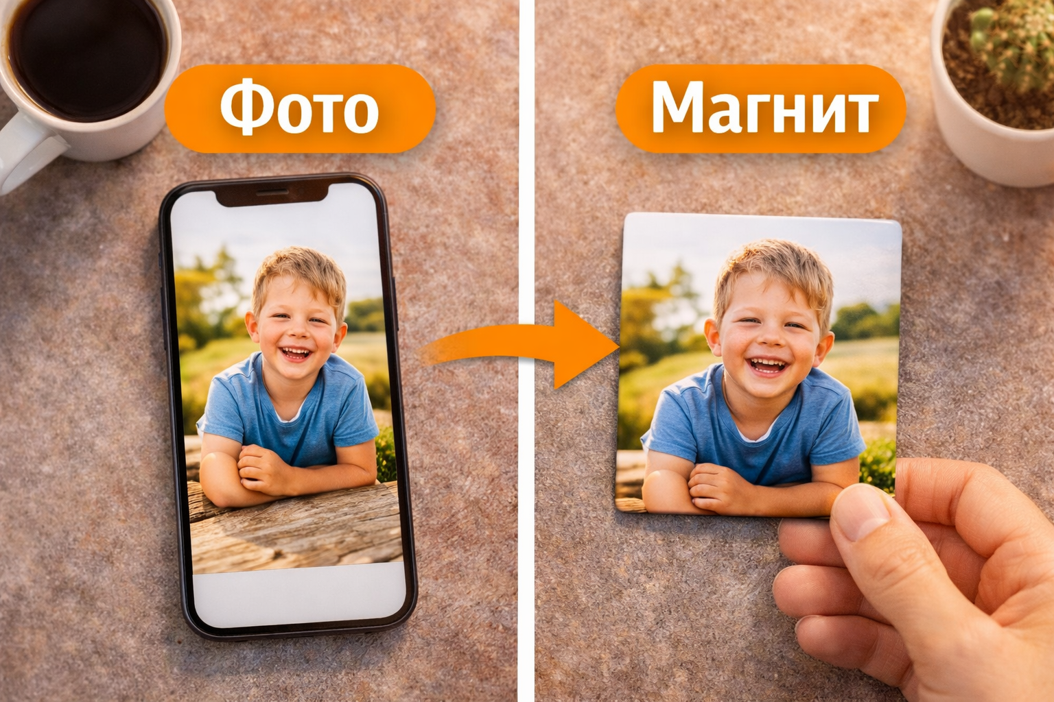 Фото магнит на холодильник: как сделать из своей фотографии